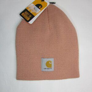 Carhartt Acrylic Knit Beanie Stocking Cap Winter Hat - Cameo Brown - One Size